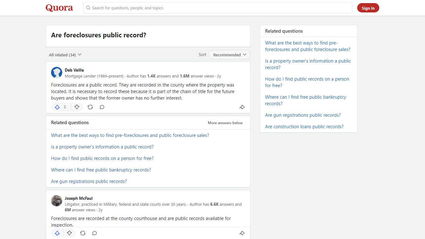 Are foreclosures public record? - Quora
